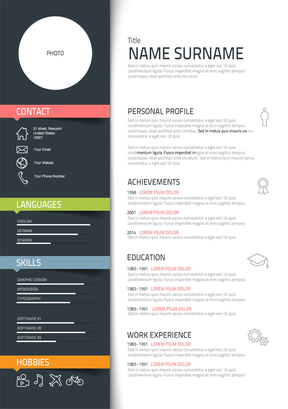 graphic design resume templates